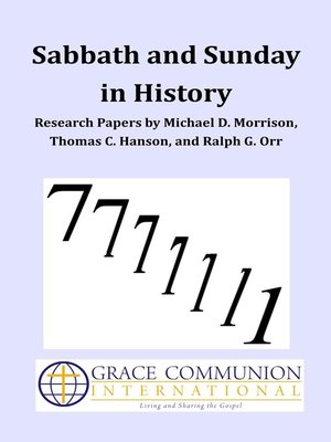 cover image of Sabbath and Sunday in History